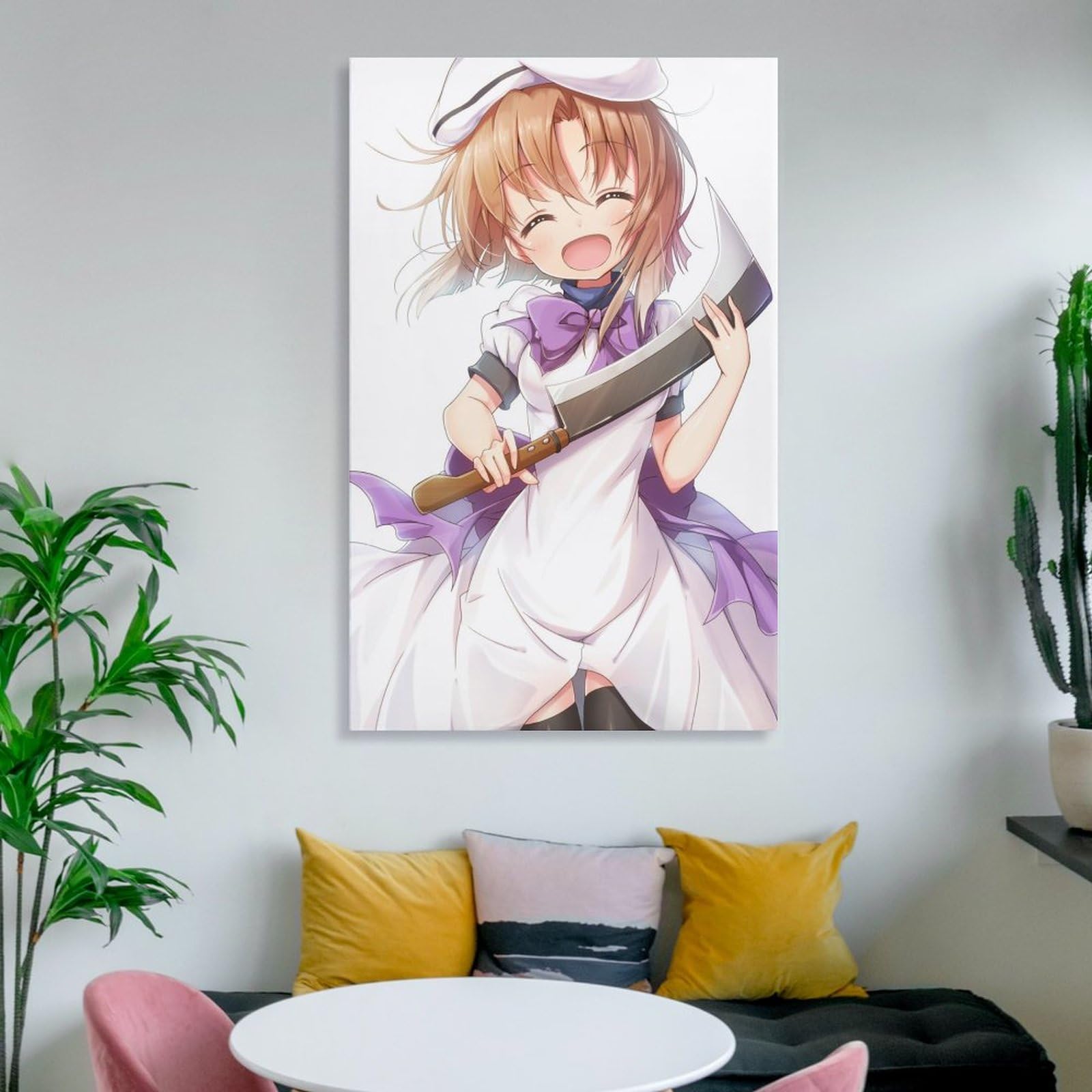 Amazon.co.jp: 絵画 壁掛け 竜宮レナ ひぐらしのなく頃に インテリア
